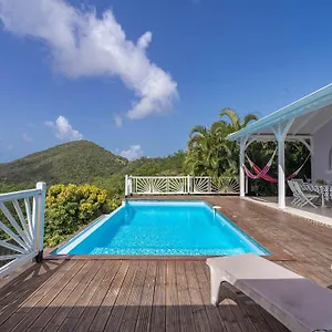  Villa Palmier Rouge : 3 Ch, Piscine à Débordement, Vue Et Végétation